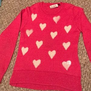 Sparkly pink sweater